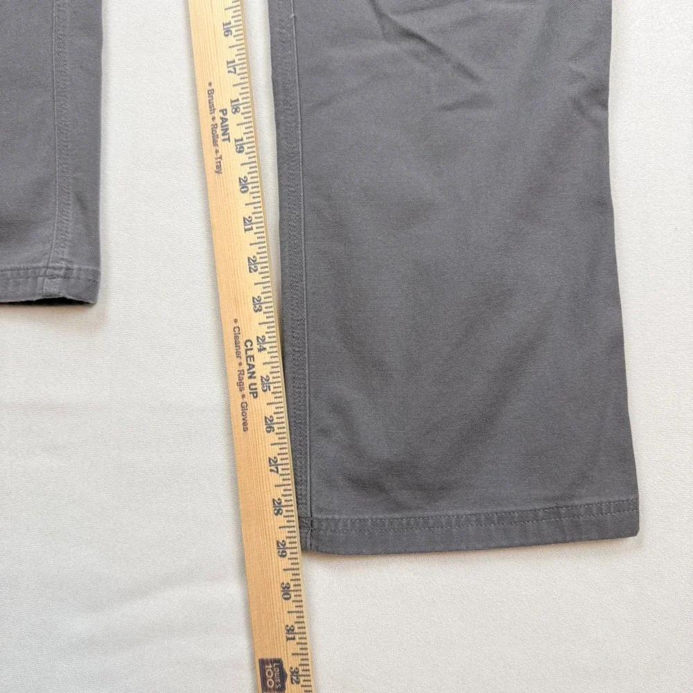 BRUNT The Torra Work Pant Mens 31x30 Grey Canvas‎ Articulated Knee Utility EUC